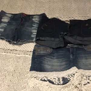 3 pairs of 15-17 shorts